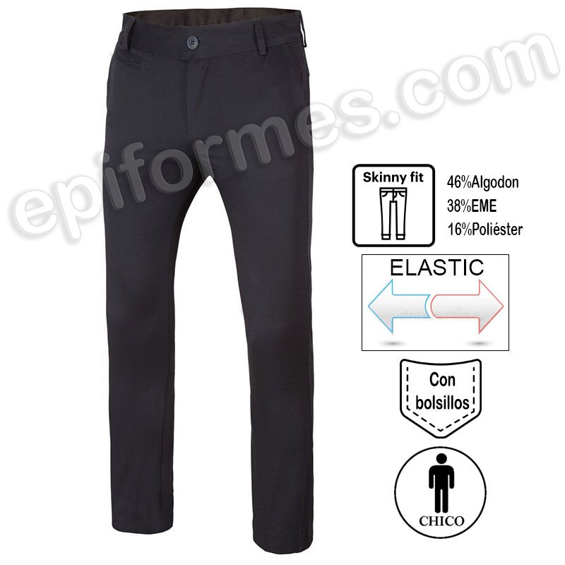 Pantalón chino stretch hombre