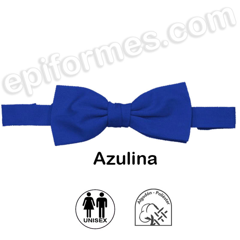 Pajarita unisex  ajustable azulina