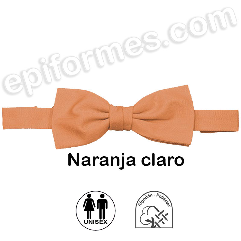 Pajarita unisex  ajustable Naranja