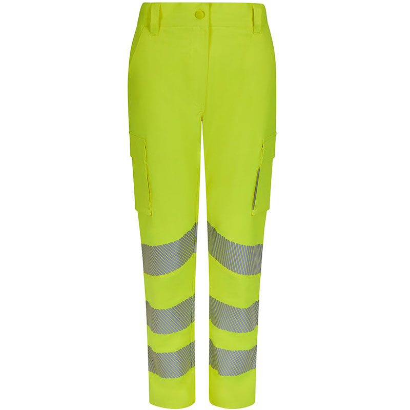 Pantalón stretch reciclado cinta segmentada mujer