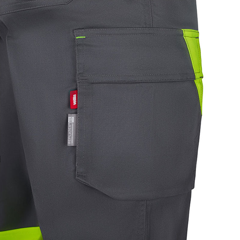 Pantalón stretch reciclado bicolor cinta segmentada