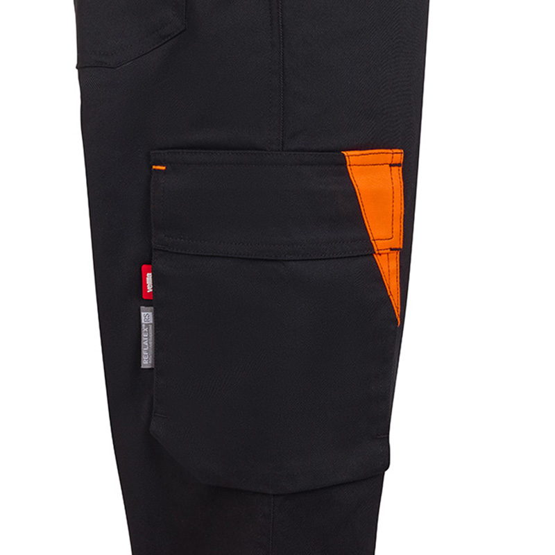 Pantalón stretch reciclado bicolor cinta segmentada mujer