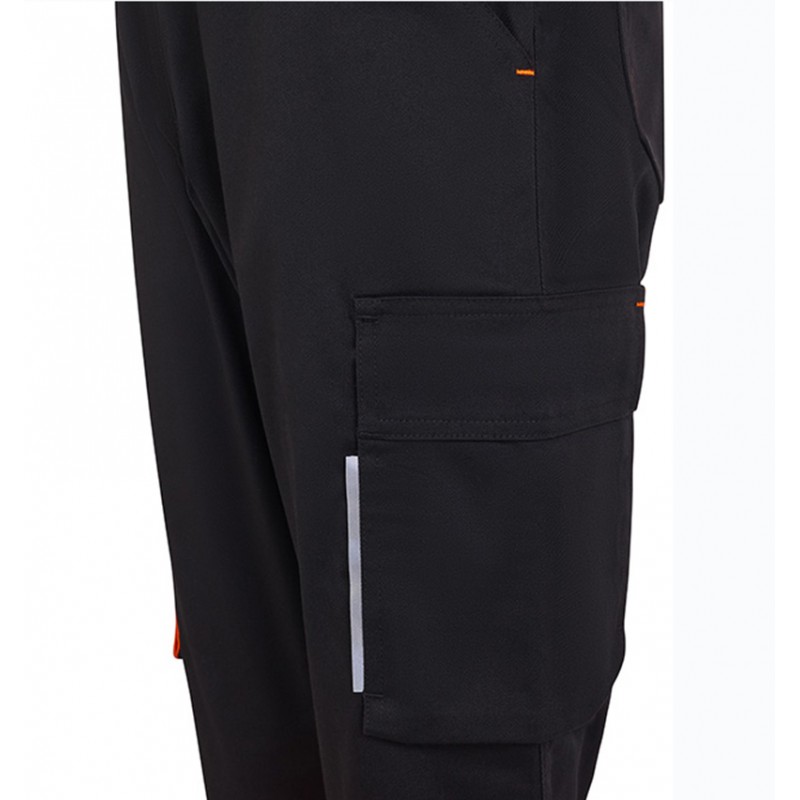 Pantalón stretch reciclado bicolor cinta segmentada mujer