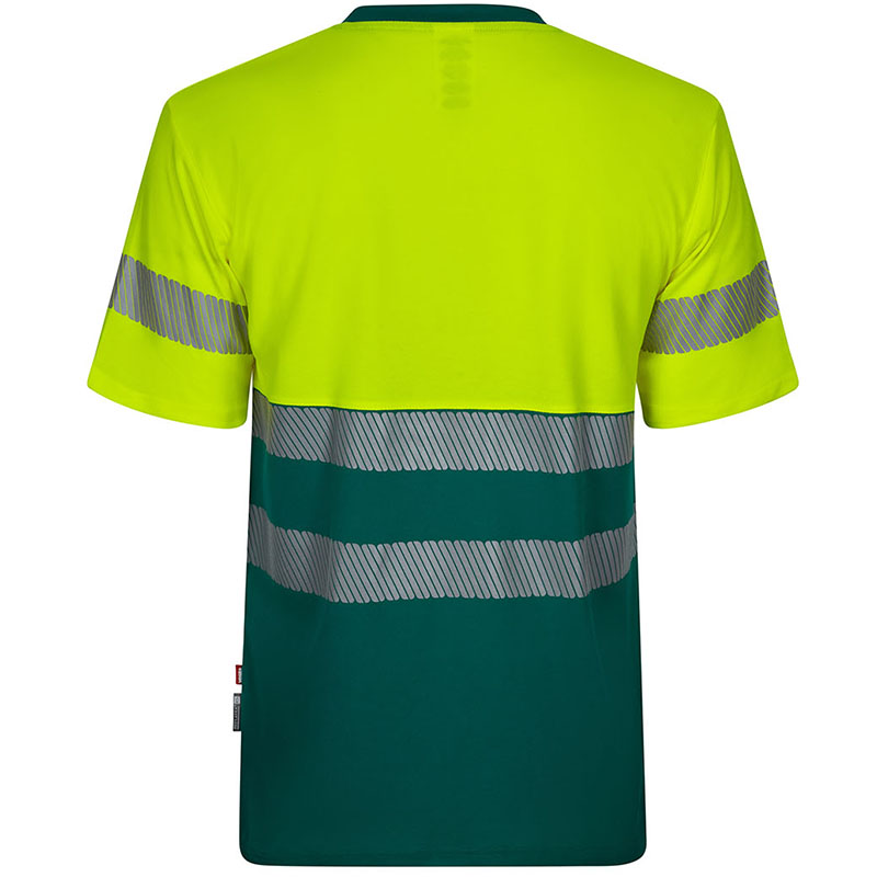 Camiseta algodón bicolor cinta segmentada