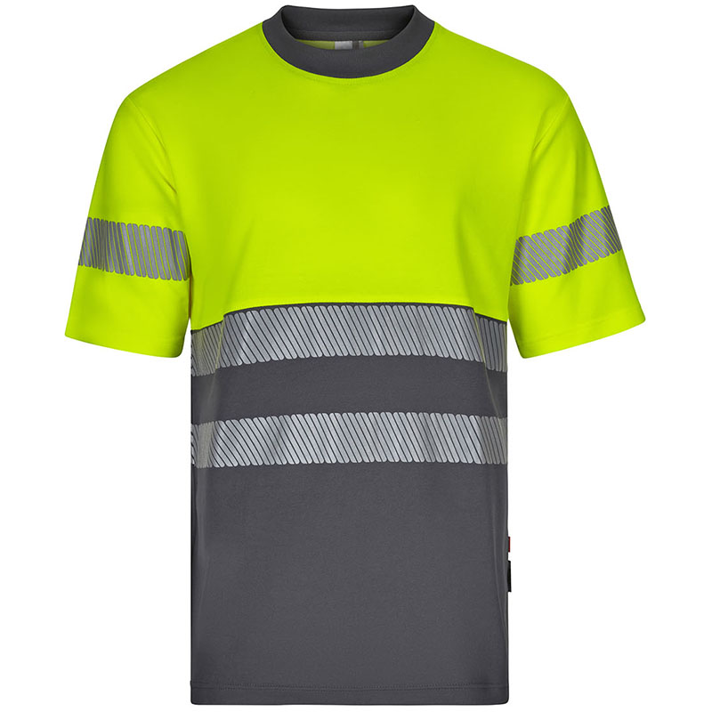 Camiseta algodón bicolor cinta segmentada