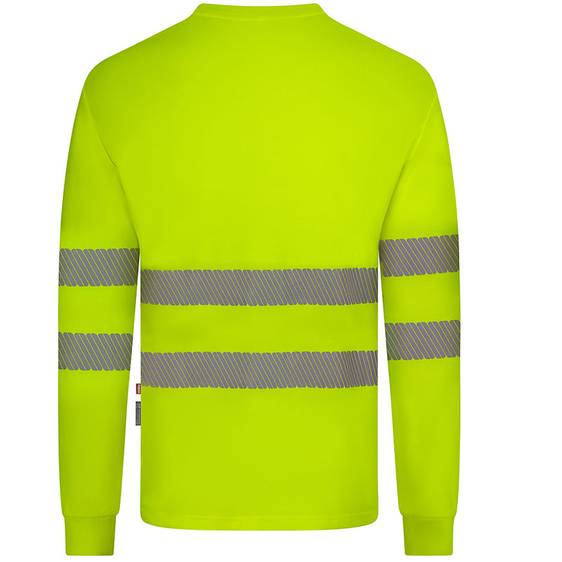 Camiseta algodón cinta segmentada manga larga