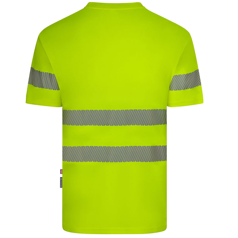 Camiseta poliéster reciclado manga corta cinta segmentada