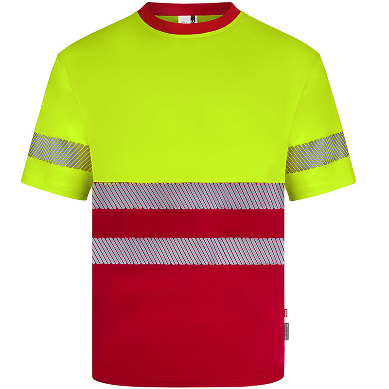 Camiseta poliéster reciclado cinta segmentada