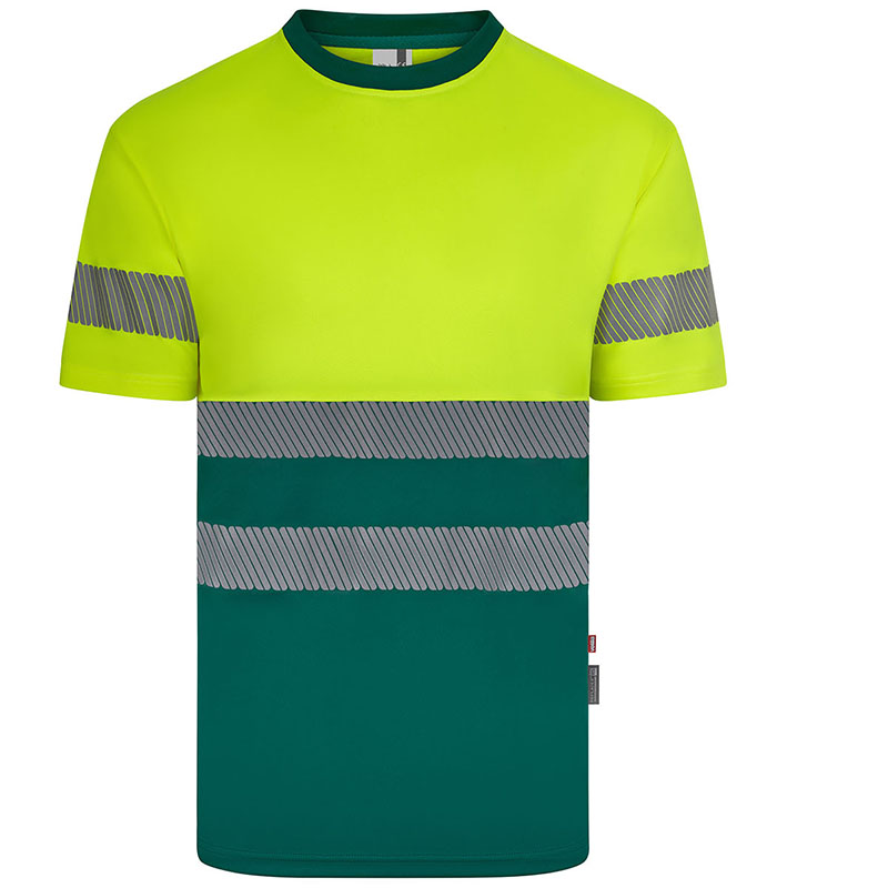 Camiseta poliéster reciclado cinta segmentada