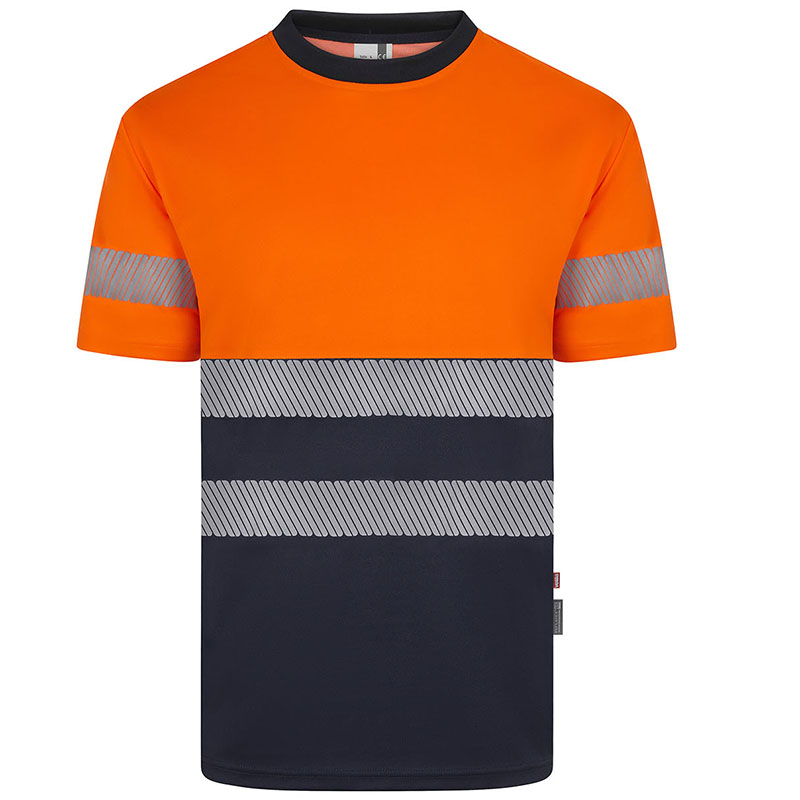 Camiseta poliéster reciclado cinta segmentada