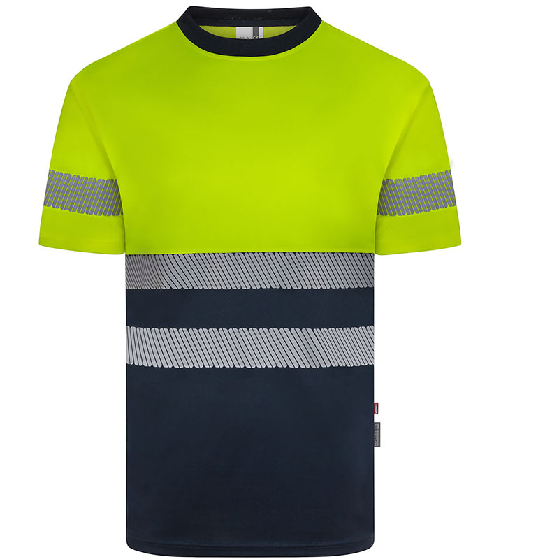 Camiseta poliéster reciclado cinta segmentada