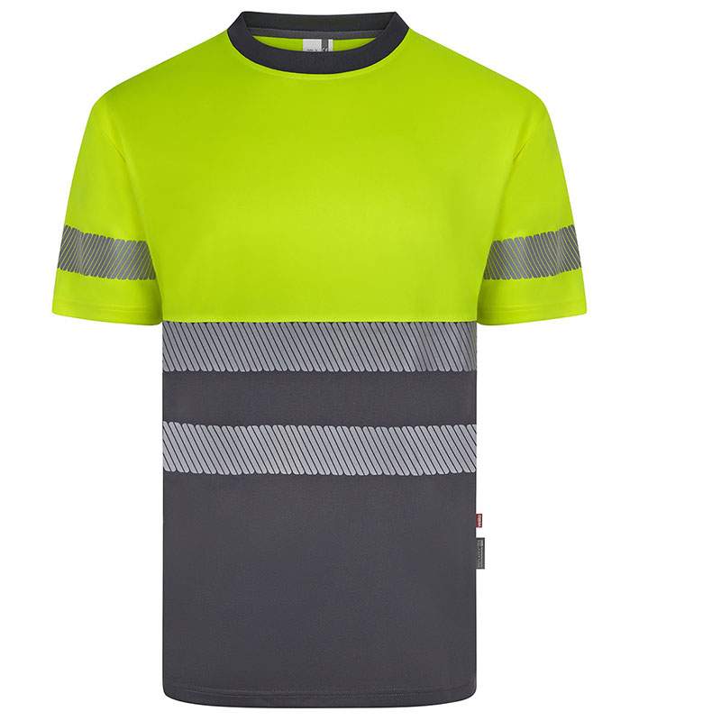 Camiseta poliéster reciclado cinta segmentada