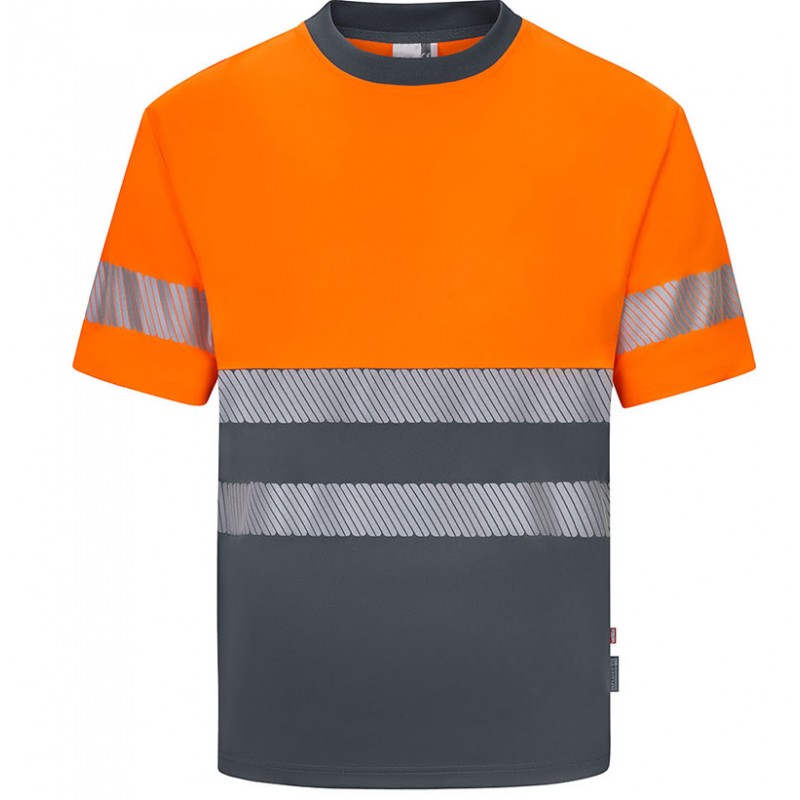 Camiseta poliéster reciclado cinta segmentada