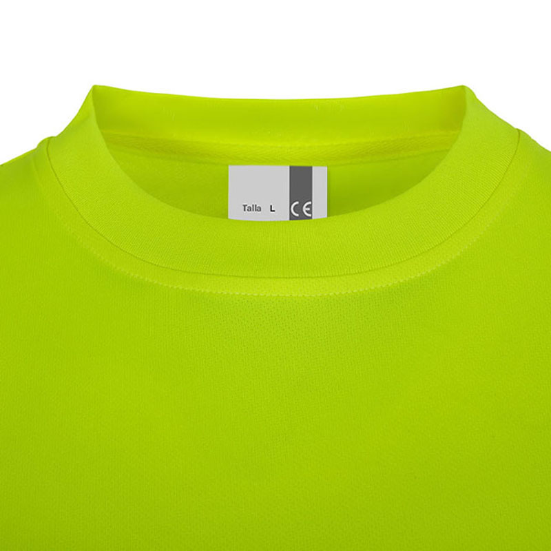 Camiseta poliéster reciclado manga larga cinta segmentada