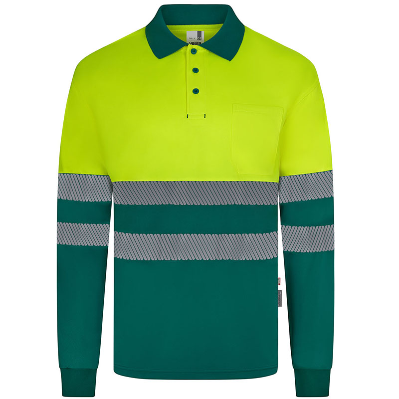 Camiseta poliéster reciclado cinta segmentada.