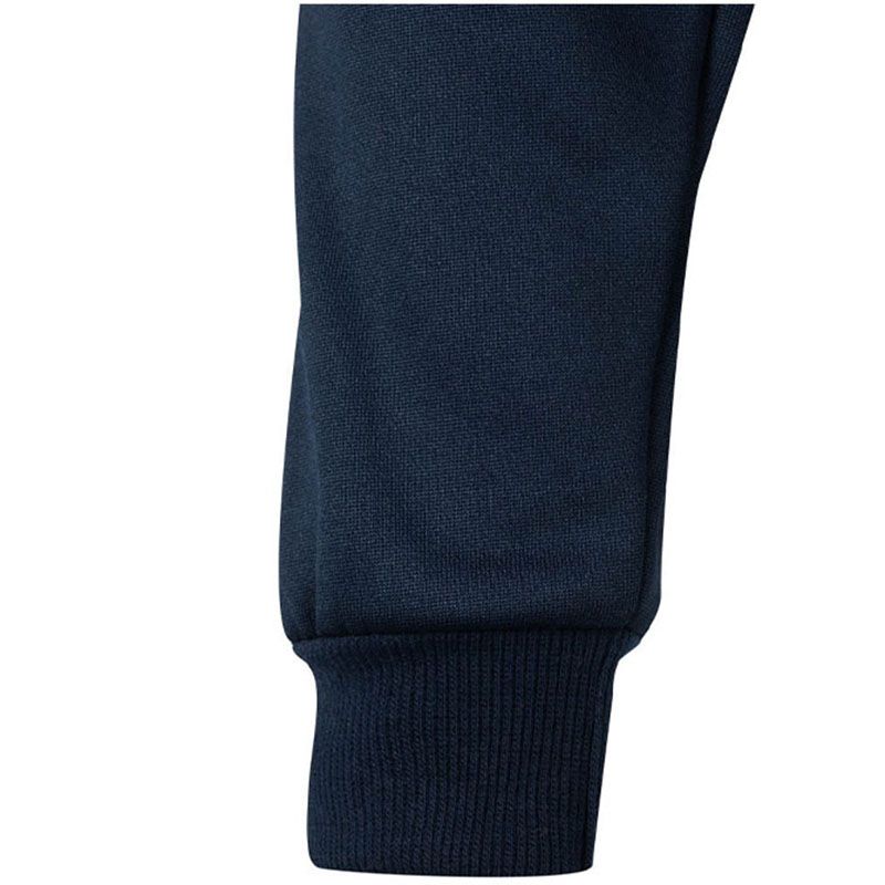 Sudadera bicolor con media cremallera cinta segmentada