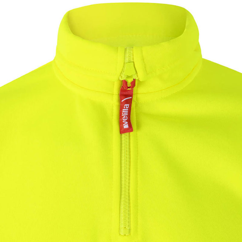 Sudadera con media cremallera cinta segmentada