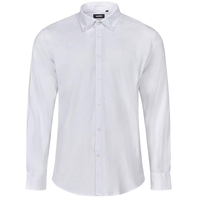 Camisa oxford stretch manga larga hombre