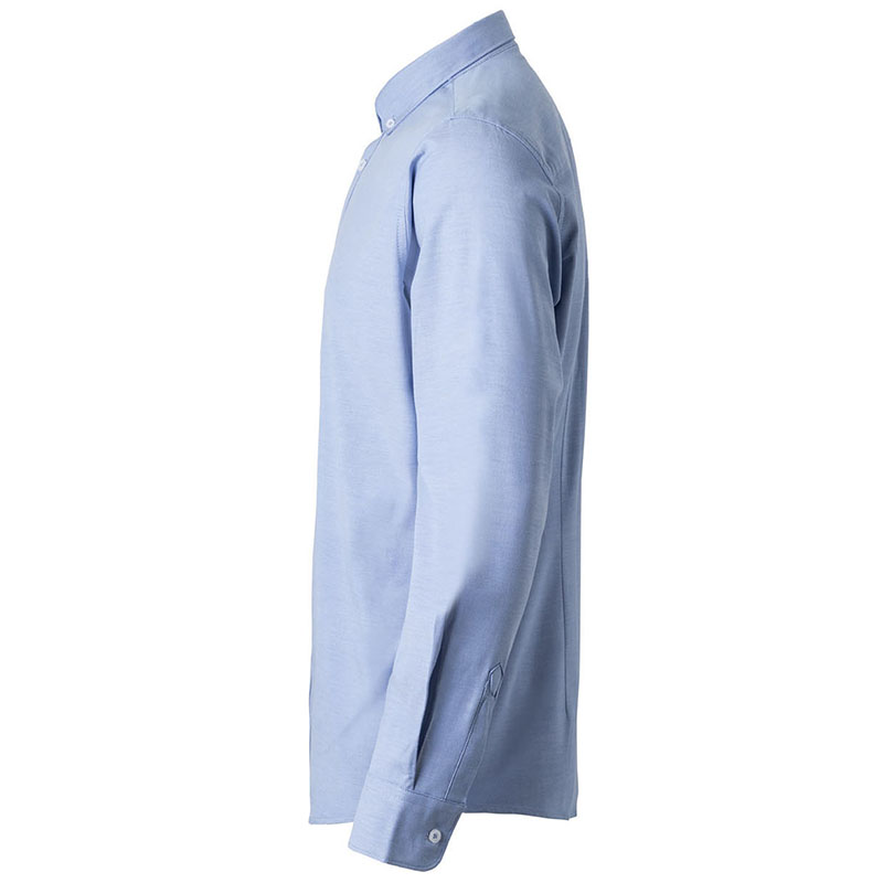 Camisa oxford stretch manga larga hombre