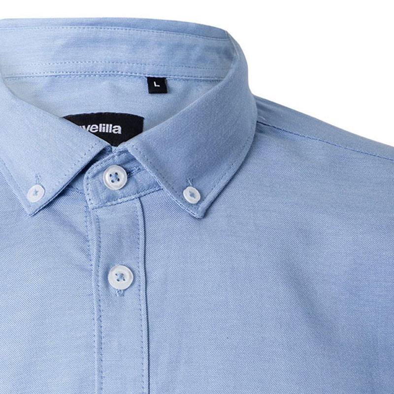 Camisa oxford stretch manga larga hombre