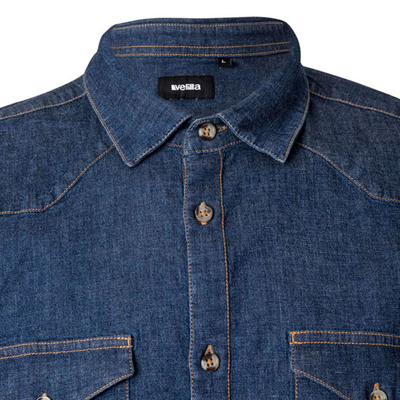 Camisa vaquera strech hombre