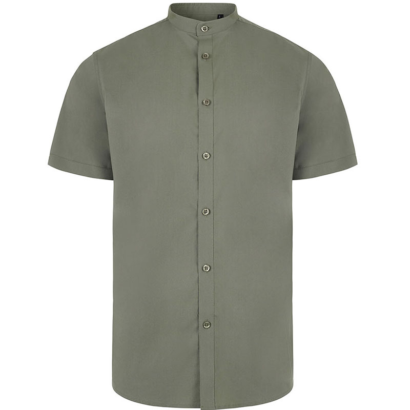 Camisa cuello tirilla stretch manga corta hombre Camisa cuello tirilla stretch manga corta hombre