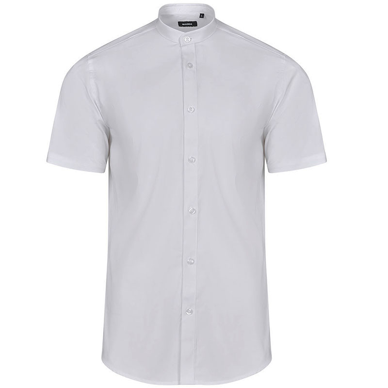 Camisa cuello tirilla stretch manga corta hombre Camisa cuello tirilla stretch manga corta hombre