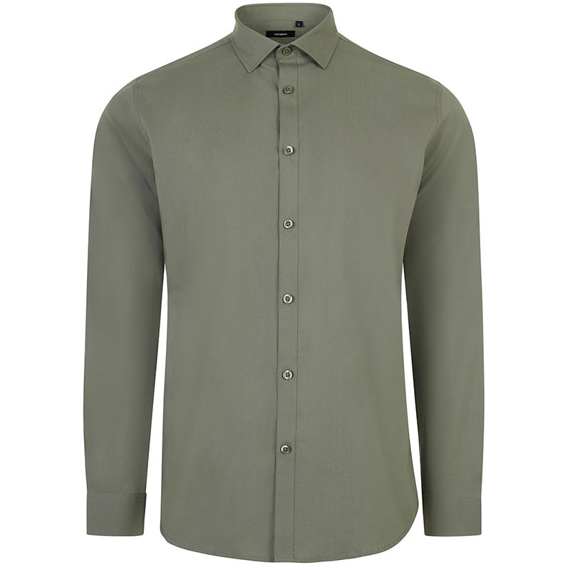 Camisa manga larga stretch hombre