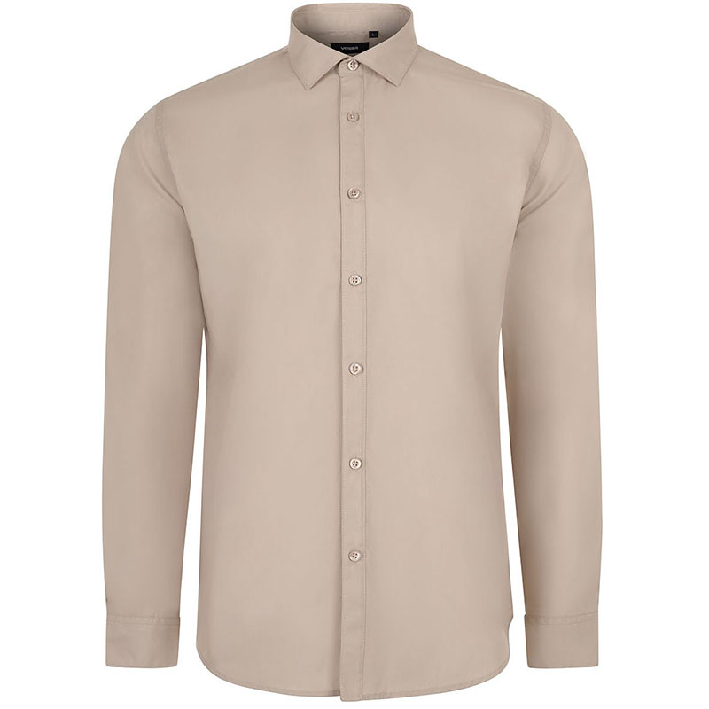 Camisa manga larga stretch hombre