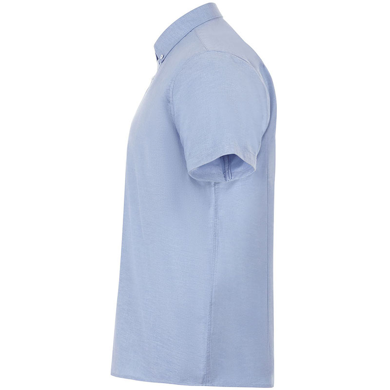 Camisa oxford stretch manga corta hombre