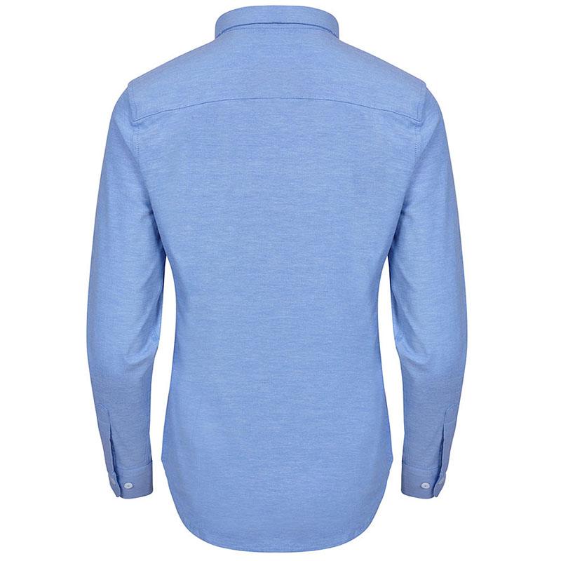 Camisa oxford stretch mujer manga larga