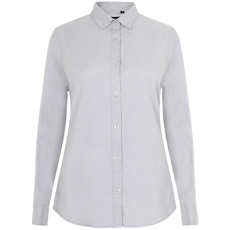 Camisa oxford stretch mujer manga larga Camisa oxford stretch mujer manga larga