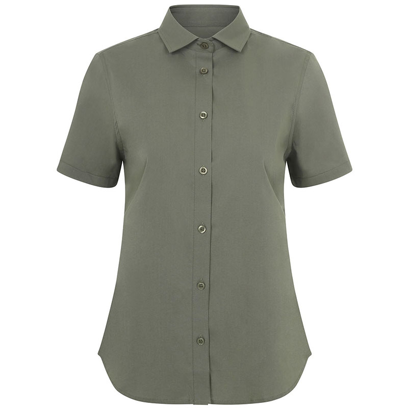 Camisa manga corta stretch mujer Camisa manga corta stretch mujer