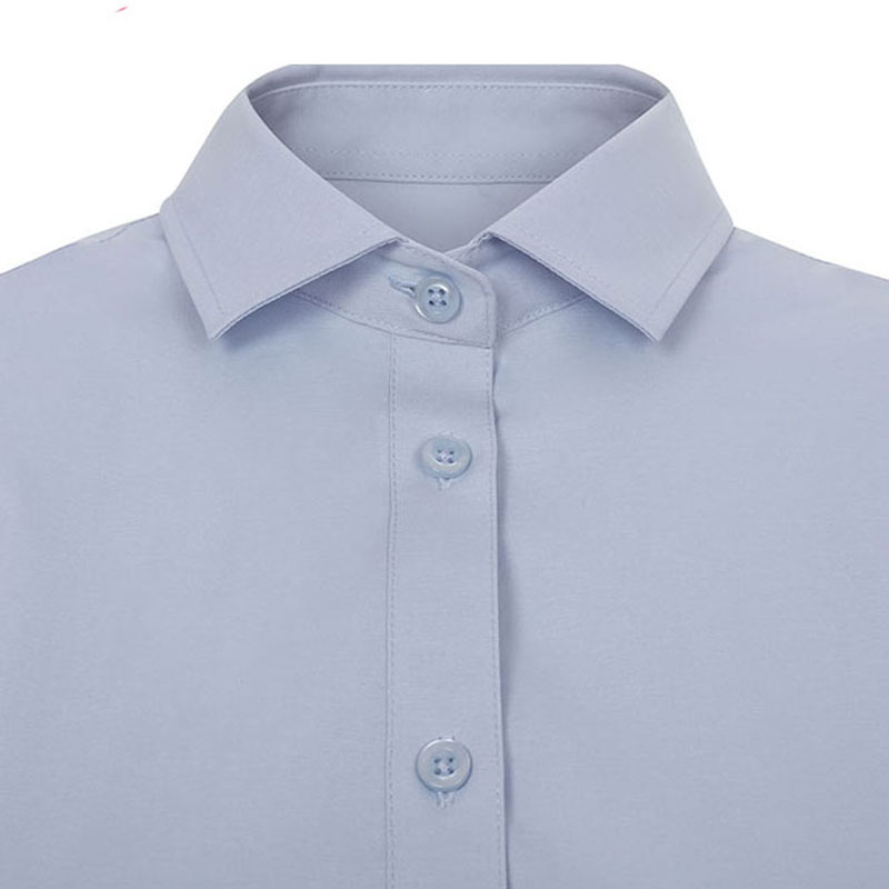 Camisa manga corta stretch mujer