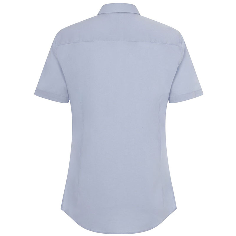 Camisa manga corta stretch mujer