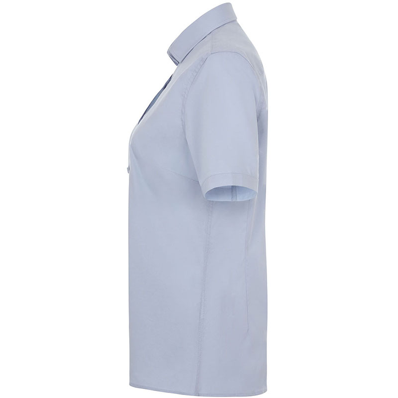 Camisa manga corta stretch mujer