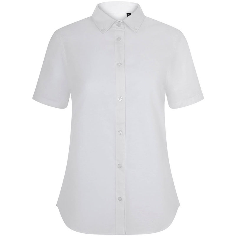 Camisa oxford stretch mujer manga corta