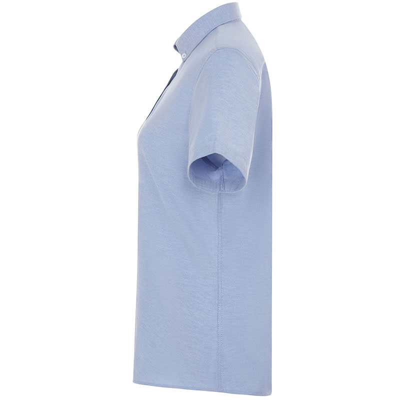 Camisa oxford stretch mujer manga corta
