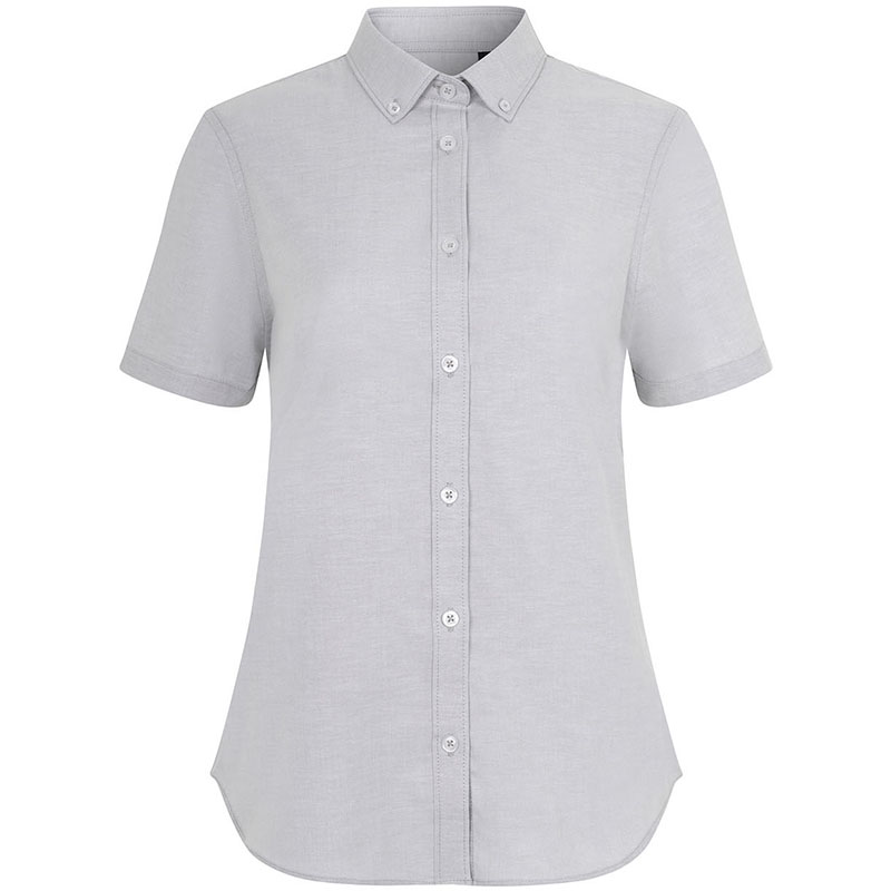 Camisa oxford stretch mujer manga corta