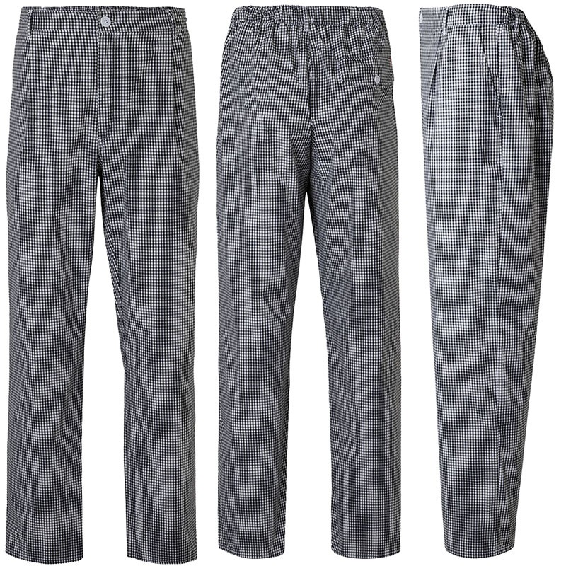 Pantalón de cocina cuadros negros Pantalón de cocina cuadros negros