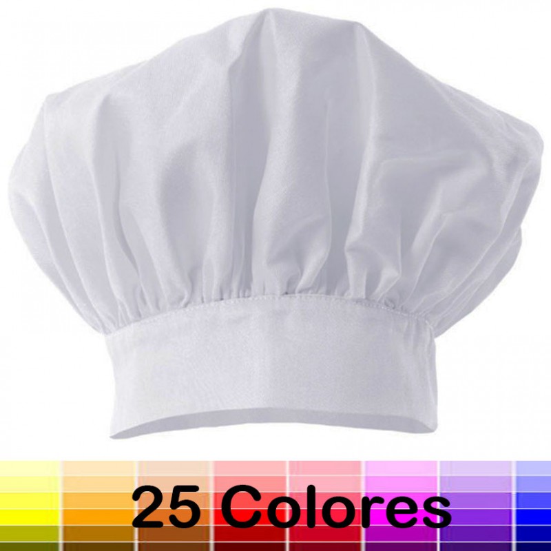 Gorro chef 23 colores