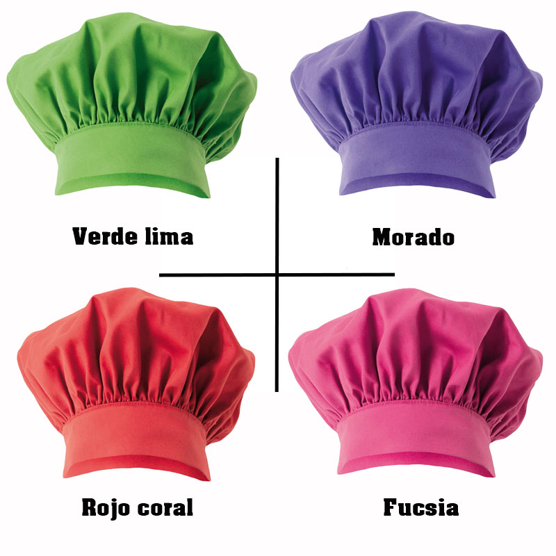 Gorro chef 23 colores