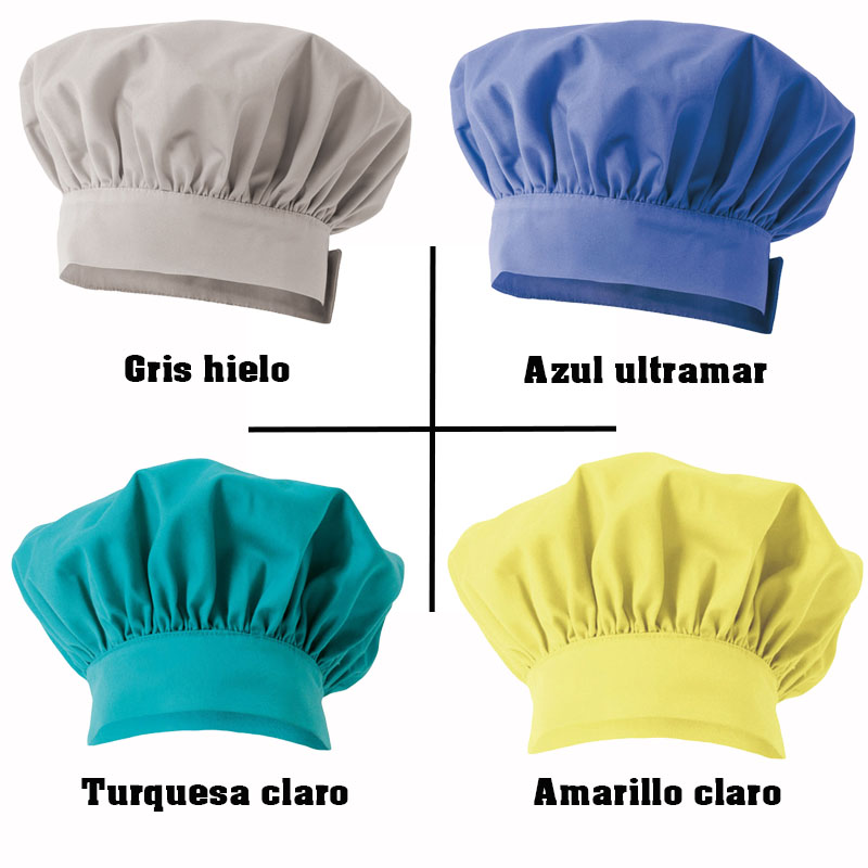 Gorro chef 23 colores