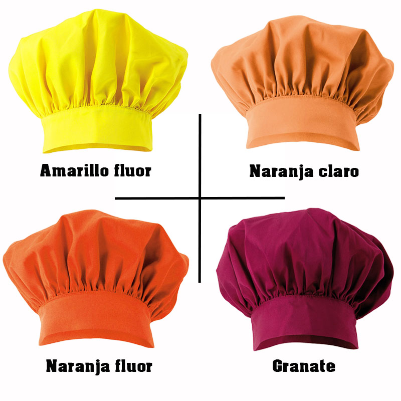 Gorro chef 23 colores