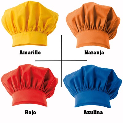 Gorro Francés Cocina Velcro - 25 Colores