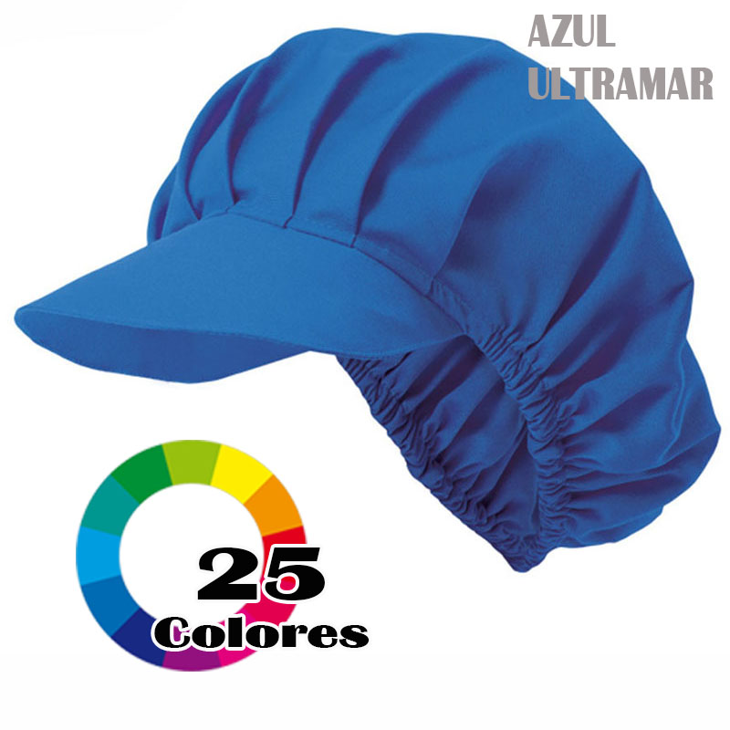 Cofia hostelería en 25 colores