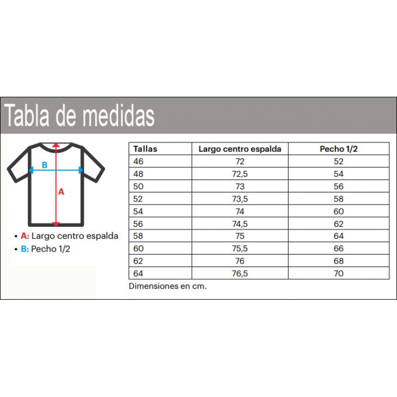 Chaqueta cocina 100% Algodón unisex