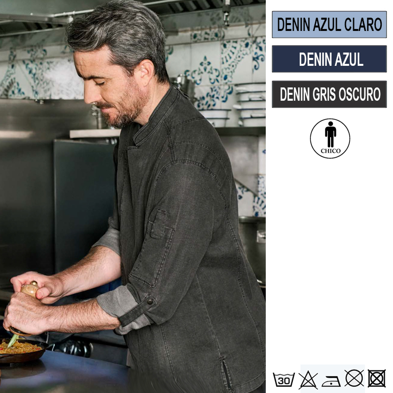 Chaqueta de cocinero tejana