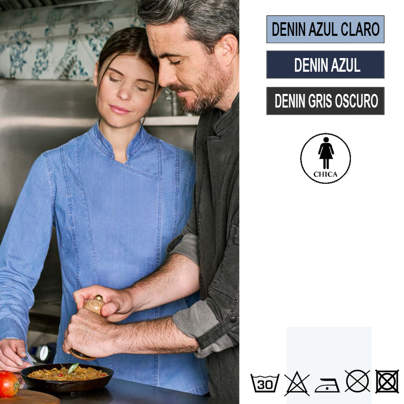 Chaqueta de cocinera tejana