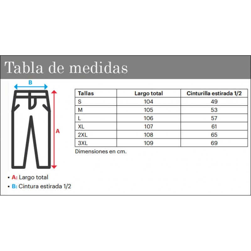 Pantalón de pijama industria alimentaria